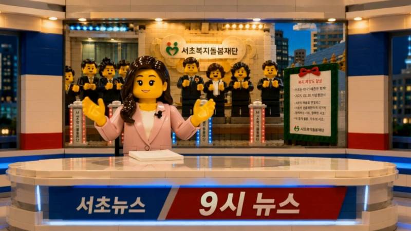 [영상] 레고로 만나는 서초복지돌봄재단